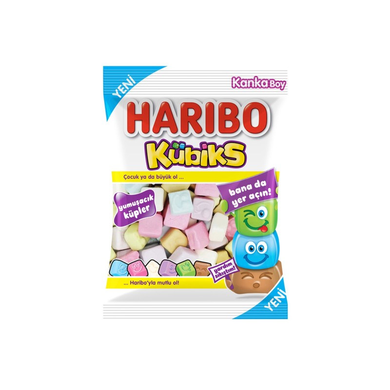 HARIBO KUBIKS 80 GR x 24