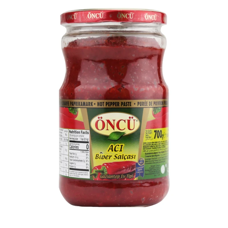 ONCU HOT PEPPER PASTE 370 GR x 12